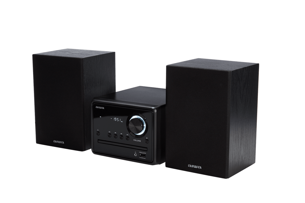 AIWA MCBT-350 Impianto Micro Hi-Fi 20W con Bluetooth, CD, FM e USB