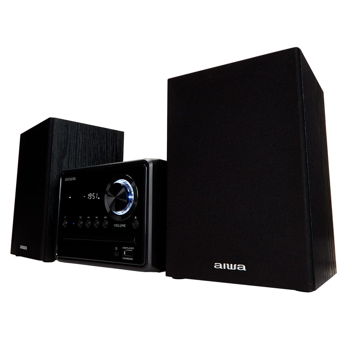 AIWA MCBT-350 Impianto Micro Hi-Fi 20W con Bluetooth, CD, FM e USB