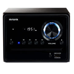 AIWA MCBT-350 Impianto Micro Hi-Fi 20W con Bluetooth, CD, FM e USB