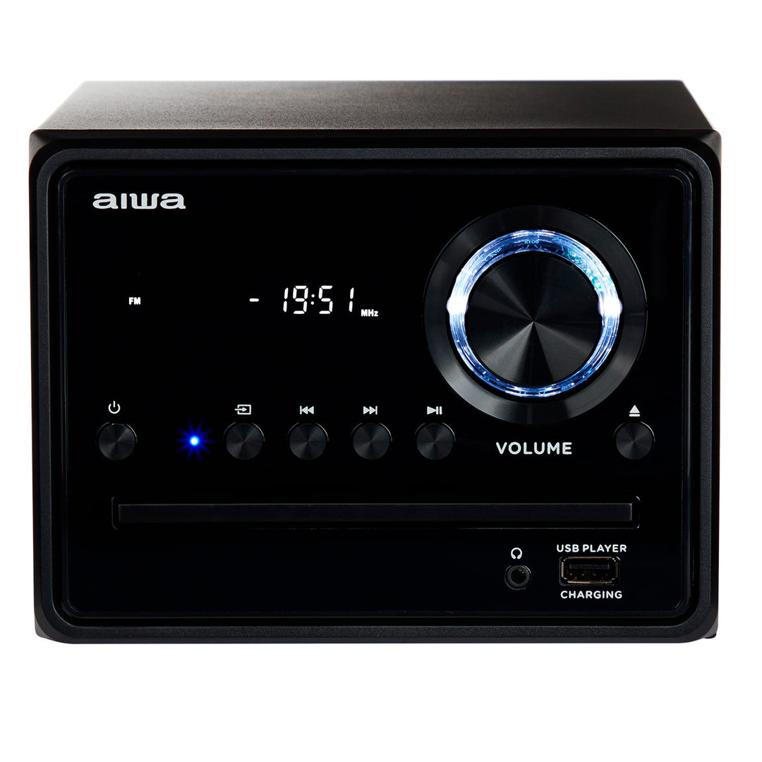 AIWA MCBT-350 Impianto Micro Hi-Fi 20W con Bluetooth, CD, FM e USB