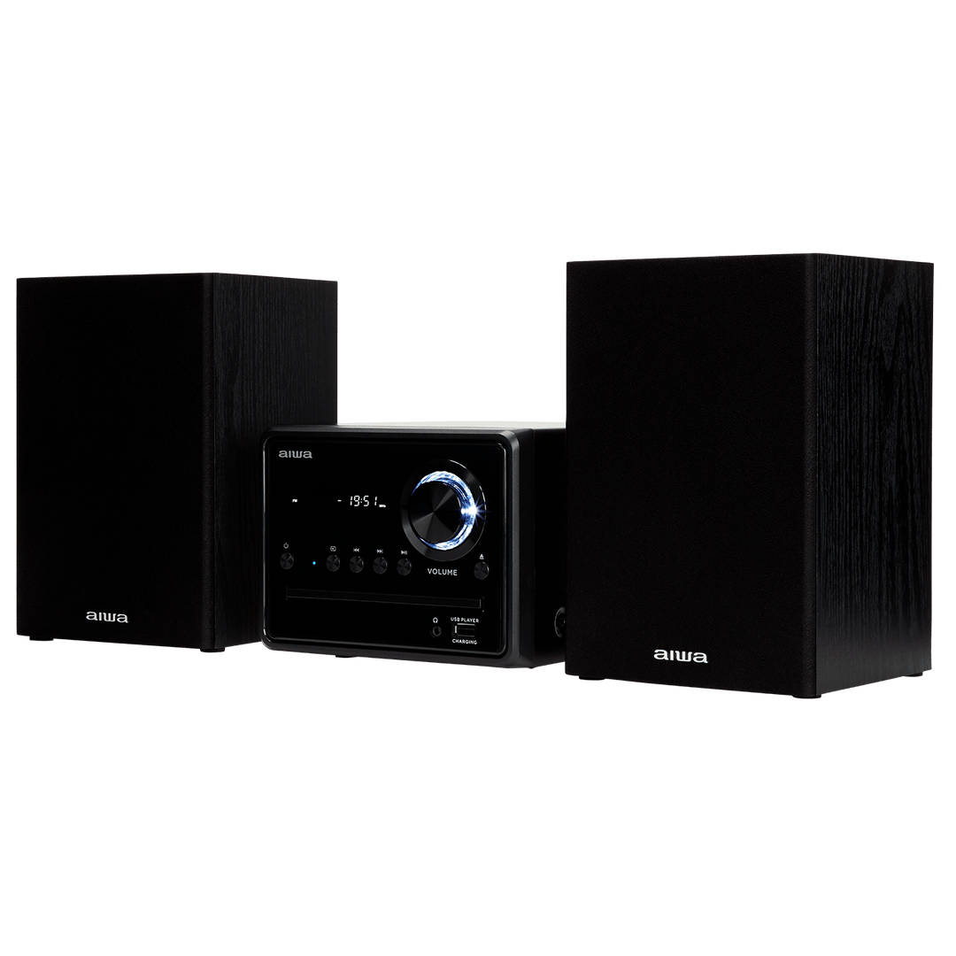 AIWA MCBT-350 Impianto Micro Hi-Fi 20W con Bluetooth, CD, FM e USB