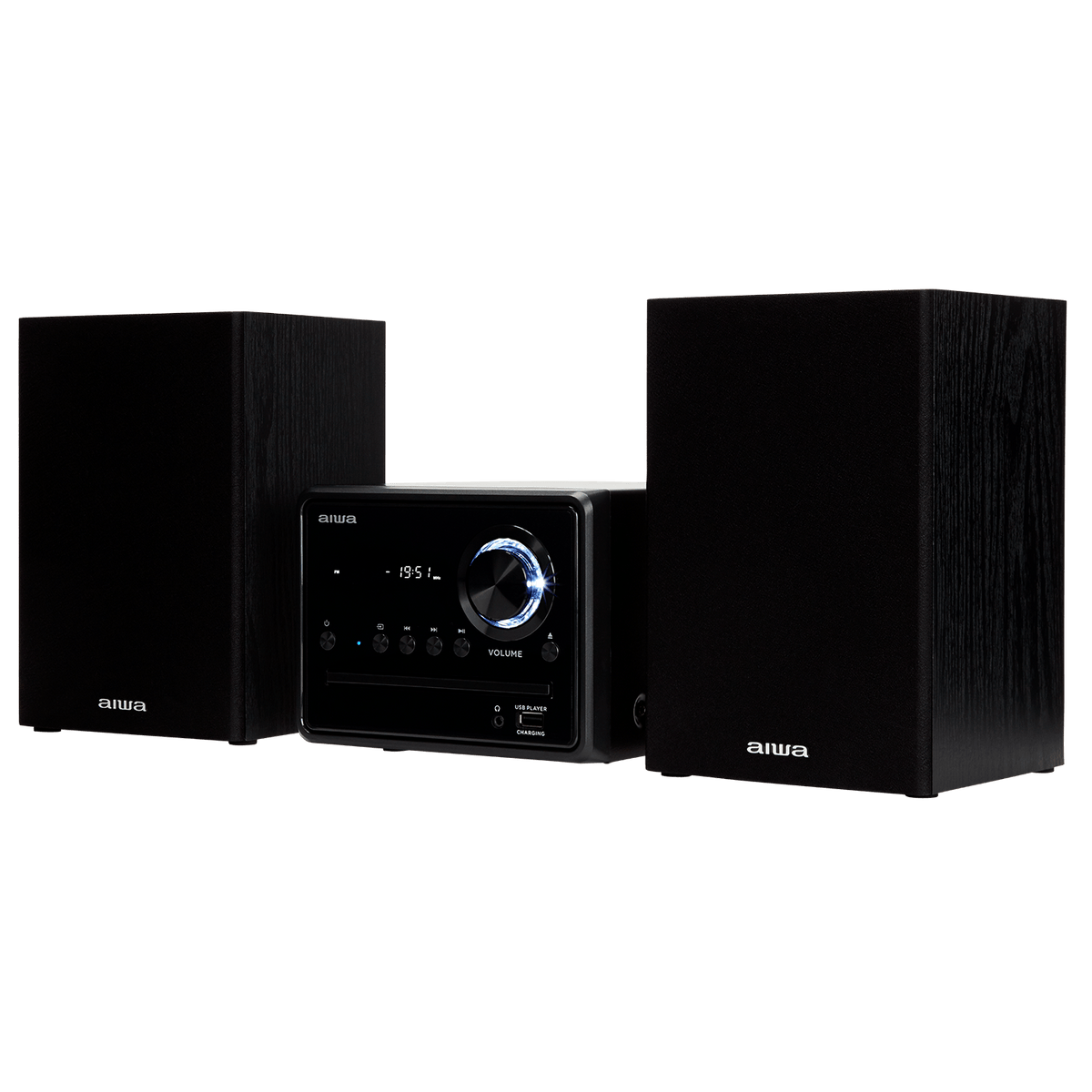 AIWA MCBT-350 Impianto Micro Hi-Fi 20W con Bluetooth, CD, FM e USB