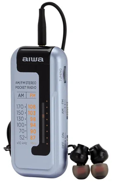 Aiwa RM-10SL radio portatile, Silver
