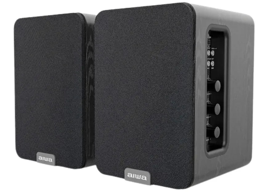 AIWA SPA-200 Aktive Højttalere – Bluetooth & HDMI ARC,sort