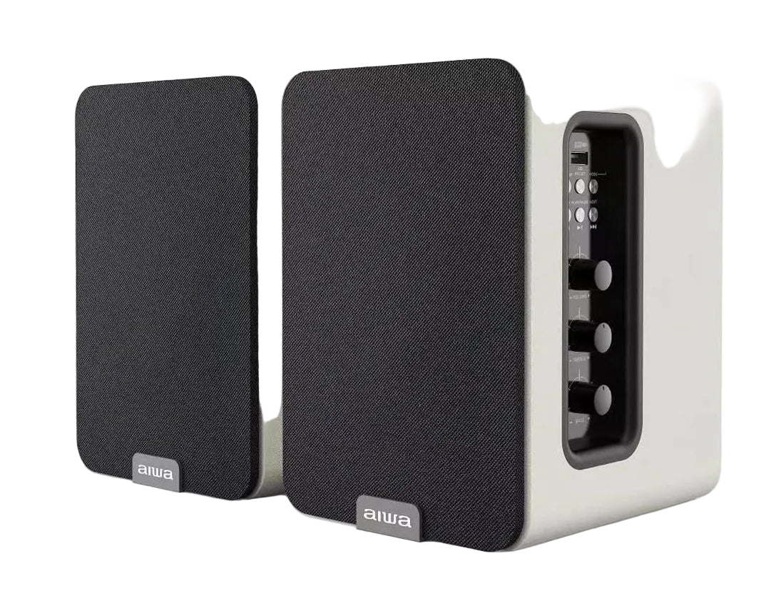 AIWA SPA-200 Altoparlanti Bluetooth attivi, bianco