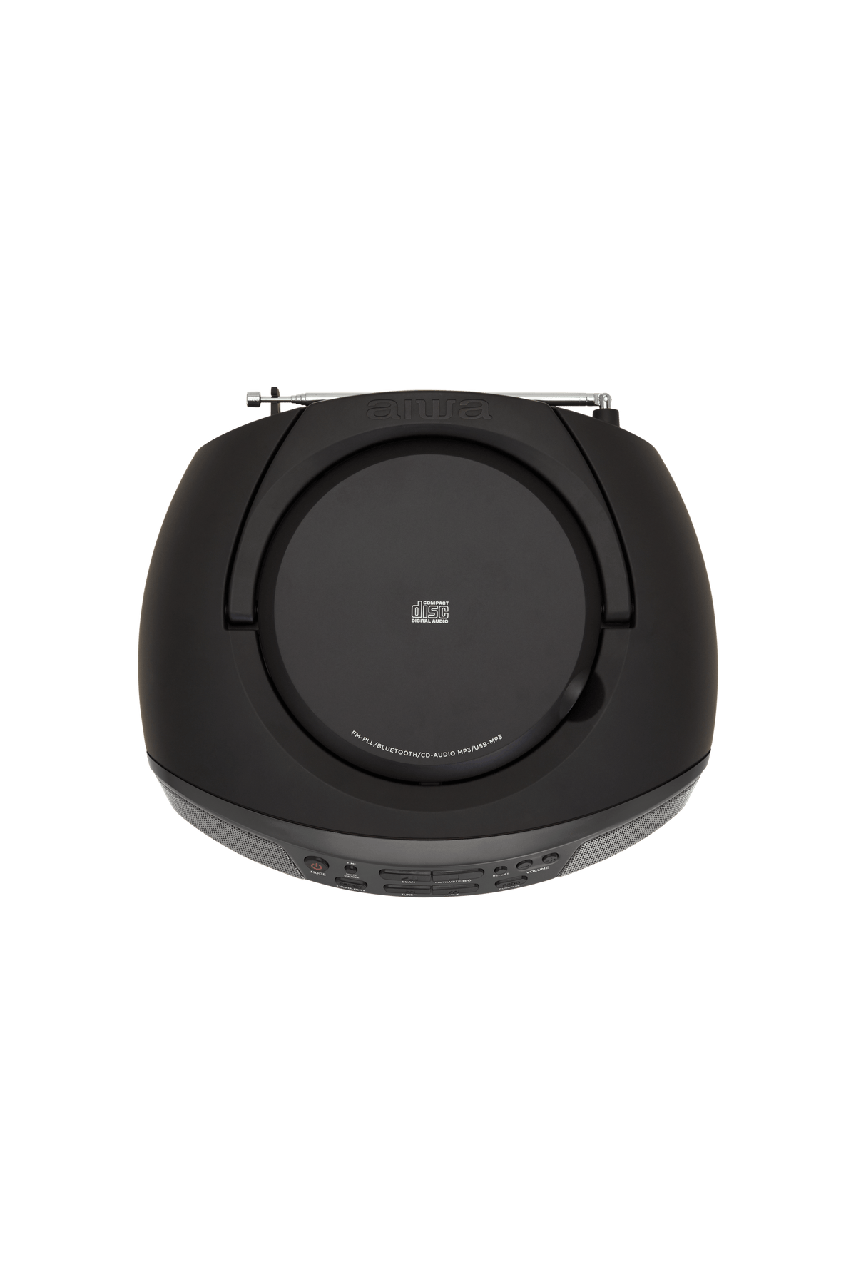 AIWA CDT-200 Boombox – CD, Bluetooth, USB & FM-radio, sort