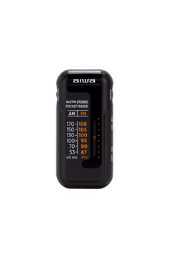 Aiwa RM-10BK radio portatile, Nero