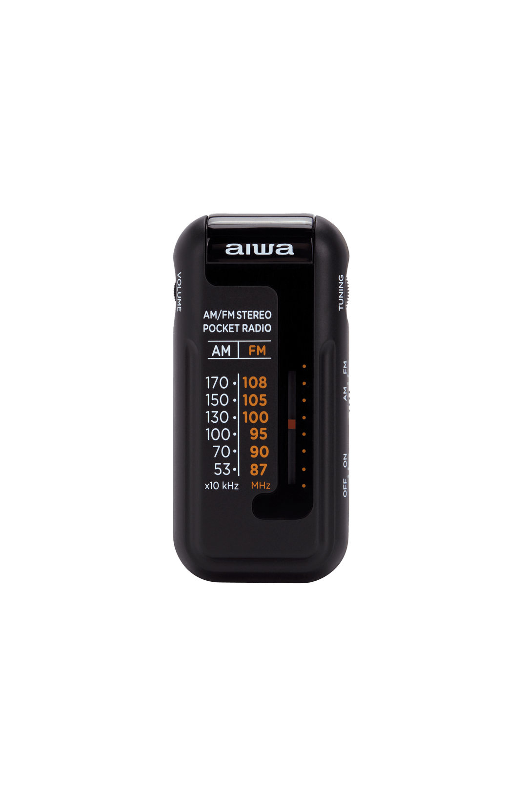 Aiwa RM-10BK radio portatile, Nero