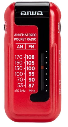Aiwa RM-10RD radio portatile, Rossa