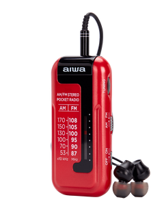 Aiwa RM-10RD radio portatile, Rossa