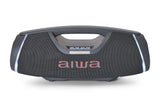 AIWA SPB-680 – Cassa party Bluetooth portatile da 20W con effetti luce RGB, grigia