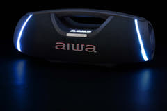 AIWA SPB-680 – Cassa party Bluetooth portatile da 20W con effetti luce RGB, grigia