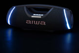 AIWA SPB-680 – Cassa party Bluetooth portatile da 20W con effetti luce RGB, grigia