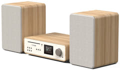 Pure Classic Stereo Hi-Fi System – DAB+, CD, Bluetooth, 100W, legno di quercia