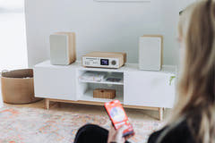 Pure Classic Stereo Hi-Fi System – DAB+, CD, Bluetooth, 100W, legno di quercia