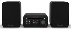 Pure Classic Stereo Mini Hi-Fi System – DAB+, CD, Bluetooth, 40W, Nero