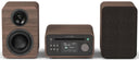 Sistema Mini Hi-Fi Stereo Pure Classic – DAB+, CD, Bluetooth, 40W, noce