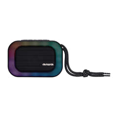 AIWA SPB-160 – Cassa Bluetooth portatile con effetti luce RGB, nera