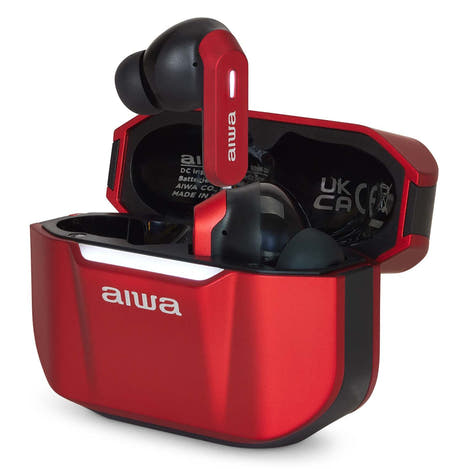 Auricolari TWS Aiwa ETWS-330RD, Rosso