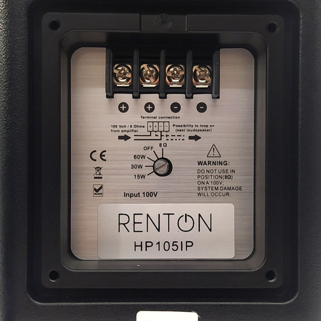 Renton HP105IP Proline 5" altoparlante passivo da installazione 100W IP65 – Black