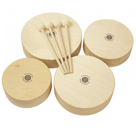 Batteria in legno per bambini