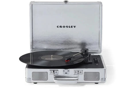 Crosley Cruiser Plus Giradischi Tovejs Bluetooth (Nero)