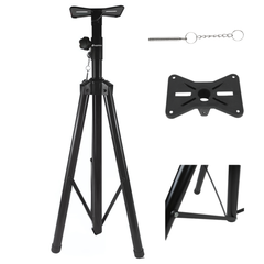 Supporto per altoparlante Tripod Nero con perno di sicurezza