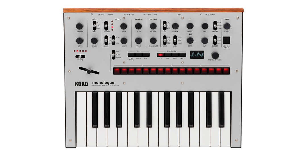 Korg Monologue Synthesizer (Argento)