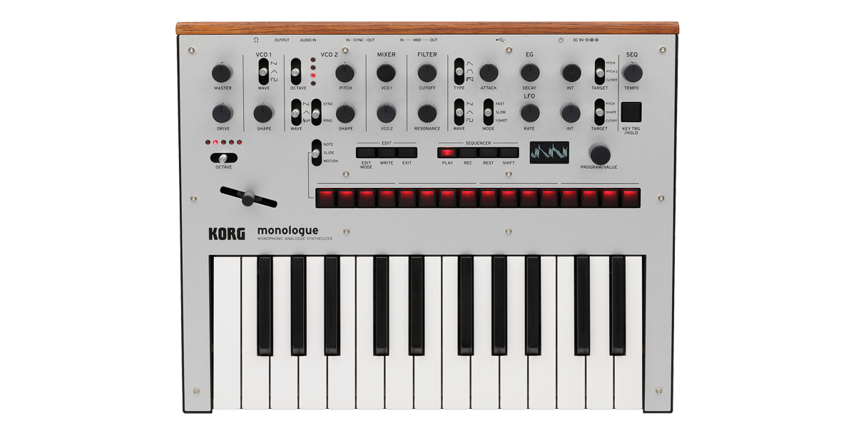 Korg Monologue Synthesizer (Argento)