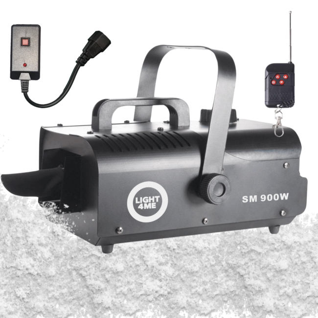 LIGHT4ME SM 900W macchina del fumo con telecomando, Nero