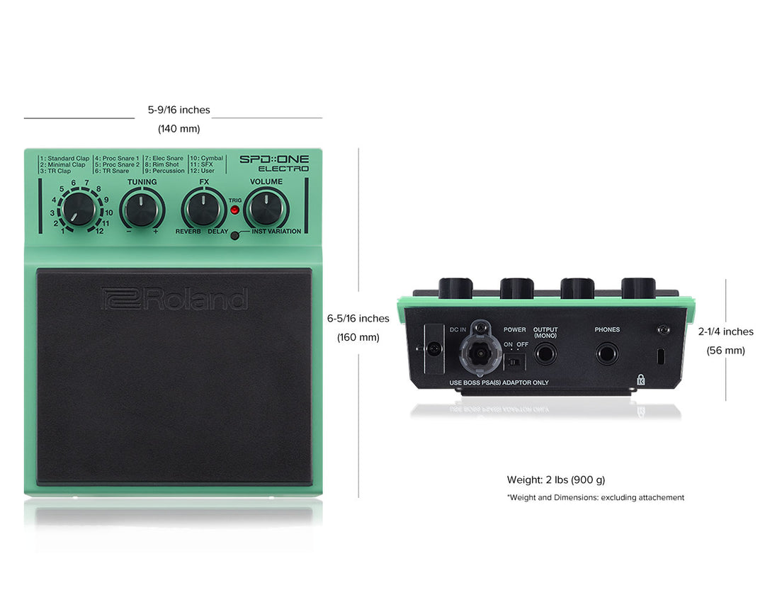 Roland SPD-1E ONE ELECTRO Pad per Batteria
