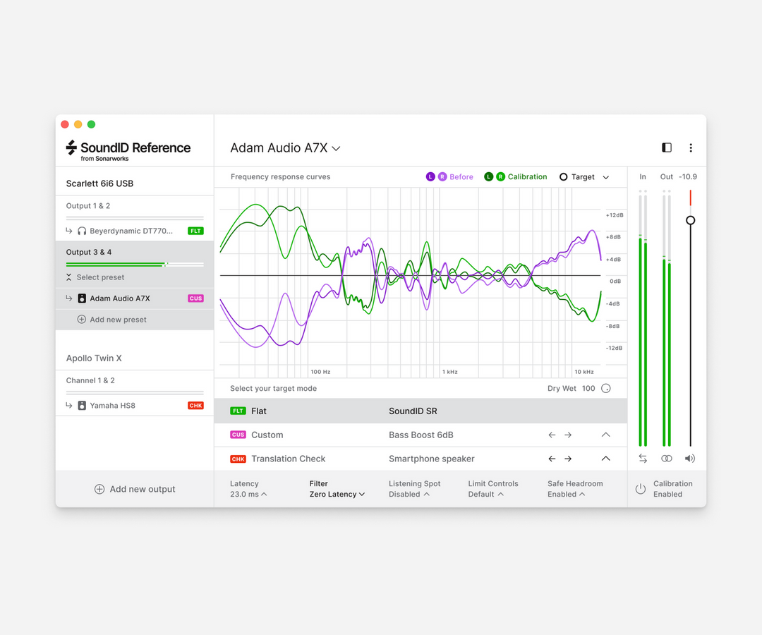 SoundID Reference Monitoraggio virtuale