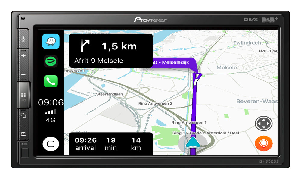 Pioneer SPH-EVO62DAB-208 Apple CarPlay, Radio DAB e Bluetooth