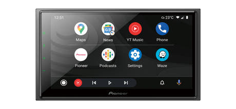 Pioneer SPH-EVO64DAB 2-DIN Autoradio con CarPlay Wireless, Radio DAB e Bluetooth