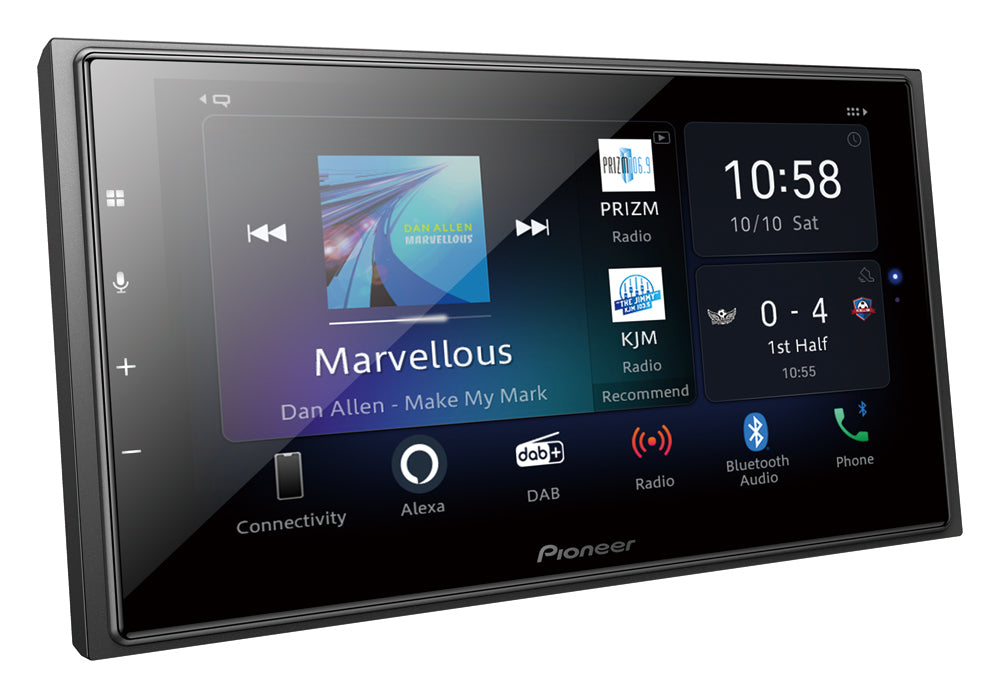 Pioneer SPH-EVO64DAB 2-DIN Autoradio con CarPlay Wireless, Radio DAB e Bluetooth