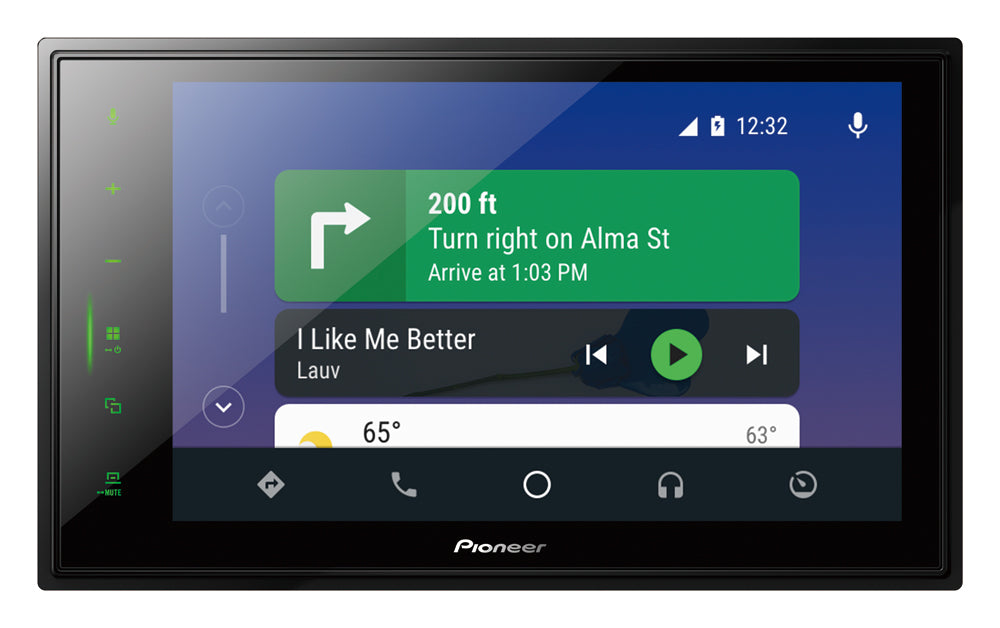 Pioneer SPH-EVO82DAB-Uni1-DIN Autoradio con Apple CarPlay, DAB e Bluetooth