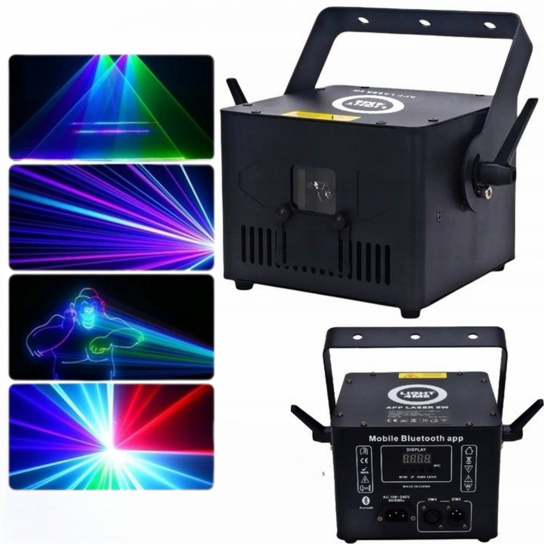 Light4Me 5 W laser con RGB e controllo tramite app
