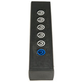 Stikplanke - Powercon ind samt 5x powercon ud