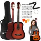 SUPRIMO CGS2 SB klassisk guitar 4/4 sunburst til n