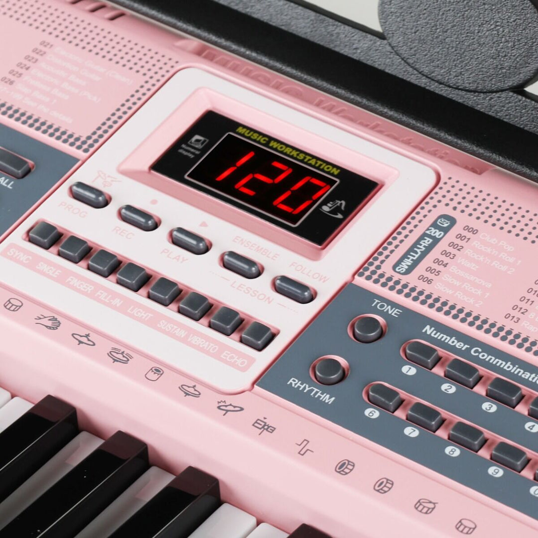 Suprimo Tastiere per bambini con Microfoni – Pink