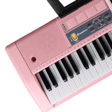 Suprimo Keyboard til Børn med Mikrofon – Pink