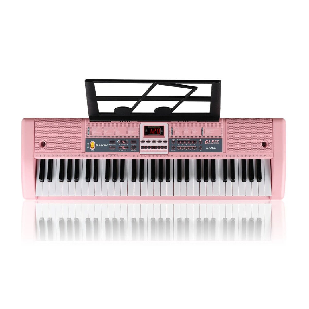 Suprimo Tastiere per bambini con Microfoni – Pink