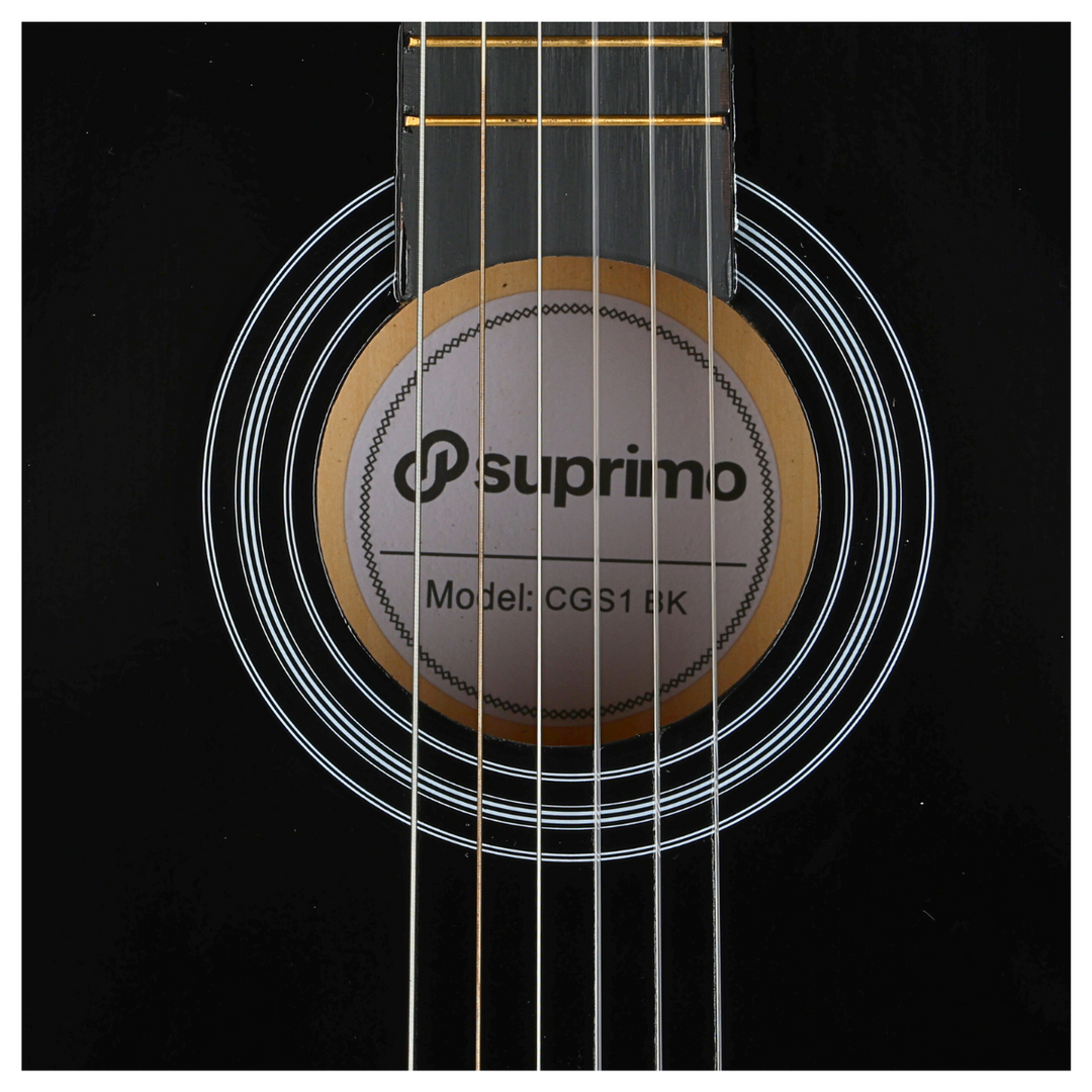 Suprimo CGS1 BK Klassisk Guitar 4/4 – Sort