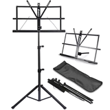 Supporto per leggio con borsa – pieghevole e regolabile in altezza 65–130 cm