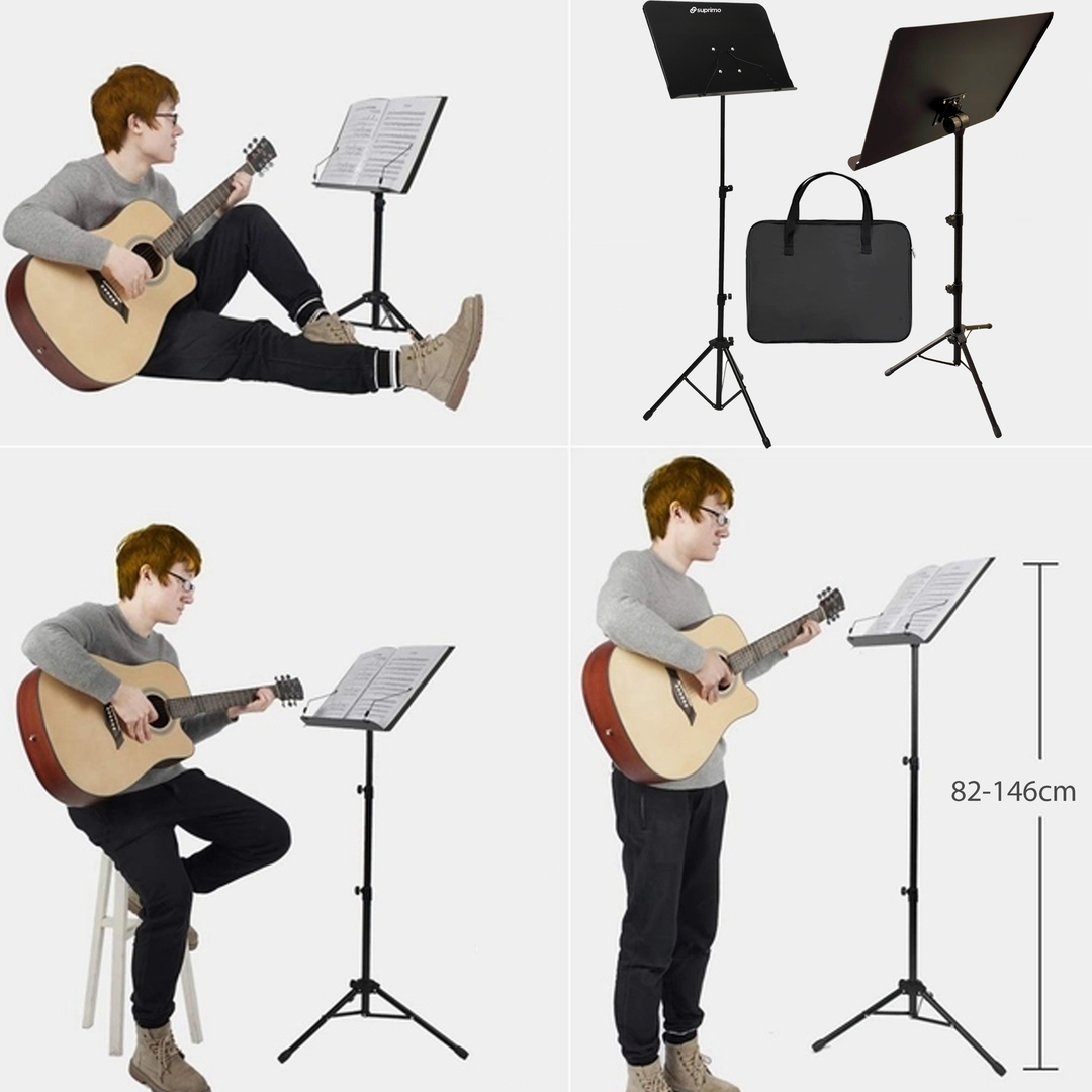 Leggio musicale con borsa