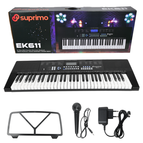 SUPRIMO EK611 elektronisk pædagogisk keyboard 61