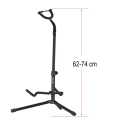 Supporto pieghevole per Chitarre 62-74 cm con cinghia di sicurezza