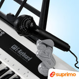 SUPRIMO KEY61 KD Keyboard 61 tasti con microfono, bianco
