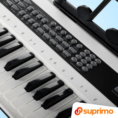 SUPRIMO KEY61 KD Keyboard 61 tasti con microfono, bianco