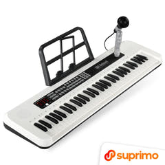SUPRIMO KEY61 KD Keyboard 61 tasti con microfono, bianco